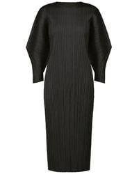Pleats Please Issey Miyake - Pleats Please By Issey Miyake "Skyline" Volume Dress - Lyst