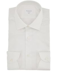 Xacus - Travel Shirt Tailor Fit Cotton Shirt - Lyst