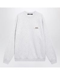 Jacquemus - Crewneck Sweatshirt With Grosgrain Logo - Lyst