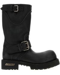 Balenciaga - Leather Venom Boots - Lyst