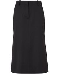 Fendi - Grain De Poudre Midi Skirt - Lyst