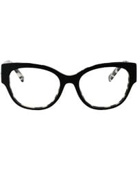 Dolce & Gabbana - Dolce & Gabbana On Zebra Acetate Optical Glasses - Lyst