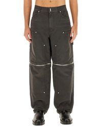 Givenchy - Jeans With Zip - Lyst