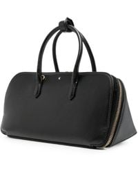 Alaïa - Alaia Small Delta Logo-Detail Tote Bag - Lyst