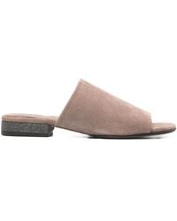 Brunello Cucinelli - Suede Mules With Monili - Lyst