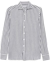 Borriello - Striped Long-Sleeves Shirt - Lyst