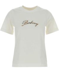 Burberry - Chalk Logo T-Shirt - Lyst