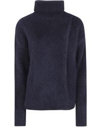 Uma Wang - "Fluffy Wool" Highneck Top - Lyst