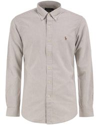 Polo Ralph Lauren - Striped Cotton Button-Down Shirt - Lyst