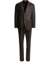 Brunello Cucinelli - Formal Pinstripe Suit - Lyst