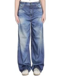 Golden Goose - Boyfriend Peggy Pant Archive Denim Print - Lyst