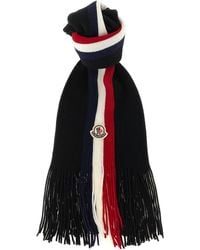 Moncler - Tricolor Wool Scarf - Lyst