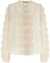 Zimmermann - Lucky' Embroidered Blouse - Lyst