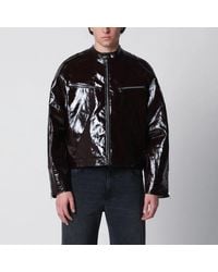 Séfr - Séfr Ristretto Racer Coated Linen Jacket - Lyst