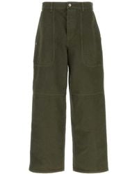 Loewe - Khaki Cotton Cargo Pant - Lyst
