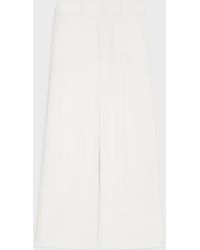 Celine - Triomphe-Embroidered Trousers - Lyst