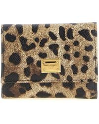 Dolce & Gabbana - Dolce & Gabbana French Flap Wallet - Lyst