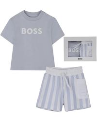 BOSS - Set T-Shirt+Short - Lyst