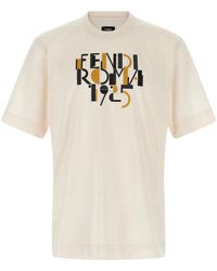 Fendi - Cotton T-Shirt - Lyst