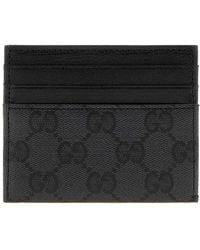 Gucci - Gg Canvas Essence Classic Card Holder - Lyst