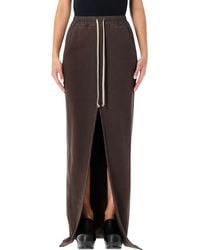 Rick Owens - Drkshdw Slit Skirt - Lyst
