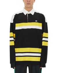 Wales Bonner - Polo Shirt With Stripe Pattern - Lyst