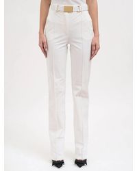 Elisabetta Franchi - Trousers With Belt - Lyst
