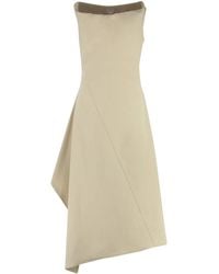 Bottega Veneta - Asymmetrical Midi Suit - Lyst