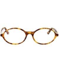 Chloé - Havana-Havana-Transparent Acetate Glasses - Lyst
