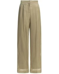 Max Mara - Tailored Silk Pants - Lyst