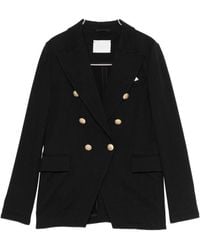 Circolo 1901 - Cotton Double-Breasted Jacket - Lyst