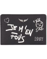Zadig & Voltaire - Zadig&Voltaire Zv Pass Arty Tag Card Holder - Lyst