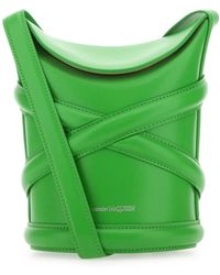 McQueen - Grass The Curve Bucket Hat - Lyst