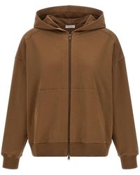 Brunello Cucinelli - Cotton Hoodie Clothing - Lyst