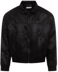 Saint Laurent - Teddy Full-Zip Jacket Bomber - Lyst