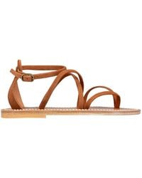 K. Jacques - Epicure F Miel Suede Sandals - Lyst