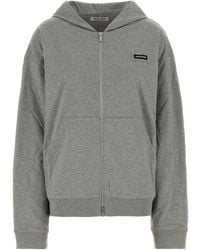 Miu Miu - Cotton Sweatshirt - Lyst