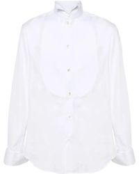 Giorgio Armani - Cotton Smoking Shirt - Lyst