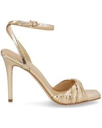MICHAEL Michael Kors - Chic Metallic Goat Leather Heels - Lyst