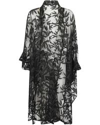 Moyuru - Embroidered Long Jacket - Lyst