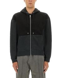 Our Legacy - Hooded Sweatshirt With Zipper - Lyst