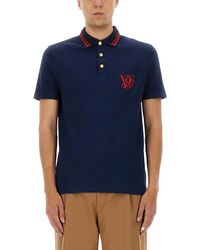 Valentino - Cotton Polo Shirts - Lyst