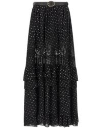 Self-Portrait - And Chiffon Lace Maxi' Skirt - Lyst