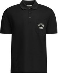 Givenchy - Polo Shirt With Buttons And Logo - Lyst
