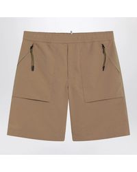 Moncler - Technical Froissé Bermuda Shorts - Lyst