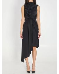 Balenciaga - Asymmetric Stretch Dress - Lyst