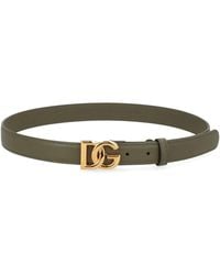 Dolce & Gabbana - Logo Buckle Belt - Lyst