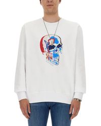 McQueen - Skull Sweatshirt - Lyst