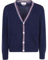 Thom Browne - Hector Intarsia-Knit Cardigan - Lyst