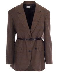 P.A.R.O.S.H. - Pattern Viscose Wool Jacket - Lyst